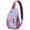 Flying Unicorn, variant on Sparkly Unicorn Rainbow Sling Backpack for Women Women, Cute Cartoon Travel Bag with Galaxy Stars and Mystical Fantasy Scene