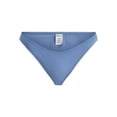 thumbnail image 3 of No Boundaries High Leg Mid Rise Cheeky Bikini Bottom, Sizes XXS-XL, 3 of 5
