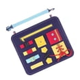 thumbnail image 1 of Ounissouiy Juguete para niños, tablero ocupado para bebés, juguetes de aprendizaje de matemáticas, tablero ocupado para bebés, desarrollo Type3 NO3, 1 of 6