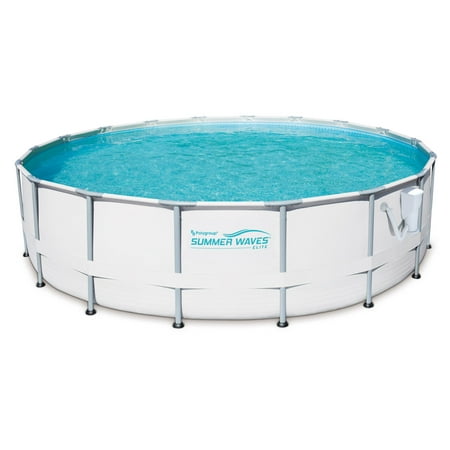 waves summer pool elite ft ground above frame metal filter pump walmart