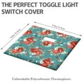 thumbnail image 3 of Combination Toggle Switch/Pioneer Floral Outlet Wall Plate,1 Toggle 1 Blank 4.5" x 4.6” Light Switch Cover, Polycarbonate Thermoplastic,Home Decor for Kitchen Living Room Bedroom Decorate, 3 of 6