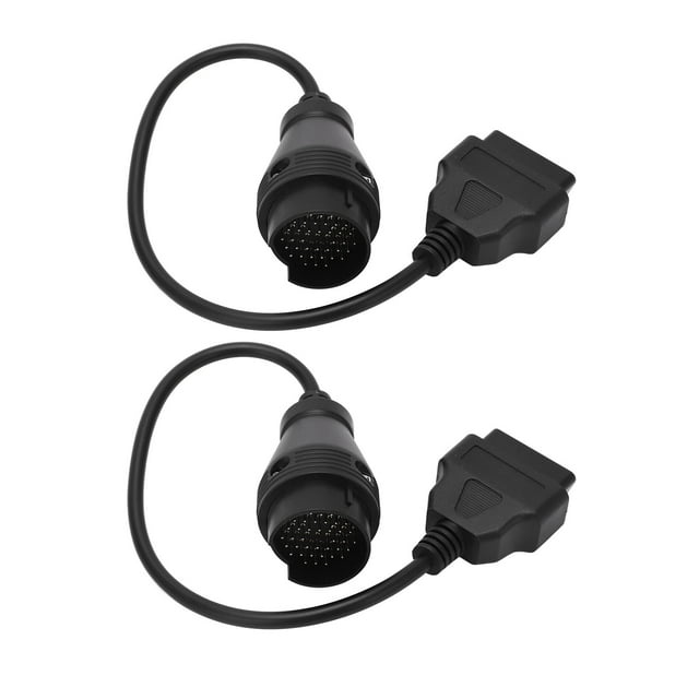 Adaptador de cable de escáner de diagnóstico, 1 par Adaptador OBD2 Interfaz OB Adaptador de cable OB Rendimiento potente