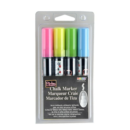 Marvy Uchida Bistro Broad Tip Chalk Marker Set (Best Chalk Markers To Use On Chalkboard Paint)