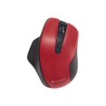 thumbnail image 4 of Silent Ergonomic Wireless Blue LED Mouse - Red, 4 of 8