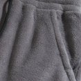 thumbnail image 5 of Curuila Sweatsuits Mens 2 Piece Outfit Long Sleeve Solid Color Hooded Fleece Sweatshirt With Shorts Winter Warm Fashion Tracksuit Size S, 5 of 9