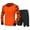 Orange-A, variant on Boys Padded Two-Piece Goalie Suit Shirt with Pants Soccer Training Uniform,Sizes 9-14 Orange-A 8-10