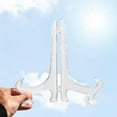 thumbnail image 3 of Clear Plastic Plate Photo Display Stand Picture Frame Easel Holder 3"4"5" V7C9 D5V6, 3 of 8