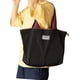 thumbnail image 5 of Bolsa de la compra resistente al agua, ideal para primavera, vacaciones y verano. Negro, 5 of 10