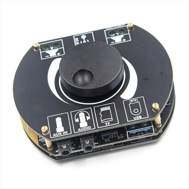 Placa Amplificadora de Potencia Digital Estéreo HIFI de 8-24 V CC, 30 W X 2, Bluetooth 5.0, Altavoz de Clase D, Módulo de Audio Auxiliar de 24 V.