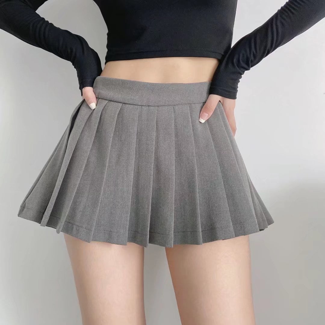 Summer High Waist Skirts Womens Sexy Mini Skirts Vintage Pleated Skirt Korean Tennis Skirts Short White Black Walmart