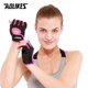 thumbnail image 2 of AOLIKES-guantes deportivos de medio dedo para hombre y mujer, guantes de muñeca de entrenamiento, resistencia antideslizante, levantamiento de pesas, 1 par Fivean Guantes deportivos, 2 of 2