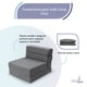 thumbnail image 4 of Funda Extra Sofá Cama Cozy Individual gris, 4 of 7