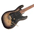 thumbnail image 3 of Michael Kelly Burl 60 Ultra Electric Guitar Black Burl, 3 of 7