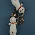 thumbnail image 5 of Lindo colgante de animalito de lana tejido a mano terminado, llavero de gato de ganchillo para adornos de bolso, juguetes para niños, suministros de ganchillo, 5 of 5