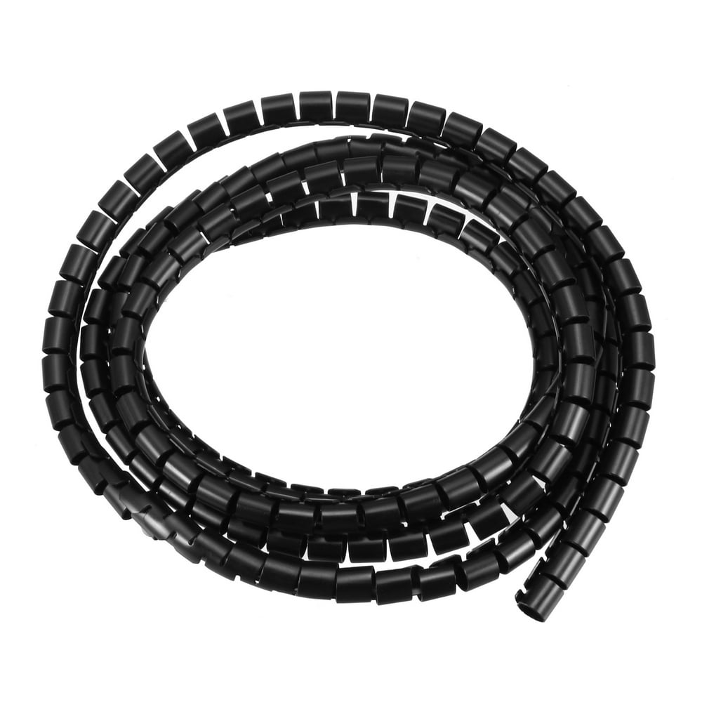 Flexible Spiral Tube Wrap Cable Management Sleeve 7mm x 8mm Computer