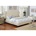 thumbnail image 3 of Leonel Signature Eastern King Size Upholstered Shelter Bed, Beige, 3 of 6