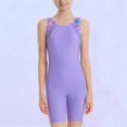 thumbnail image 2 of OGLCCG Girls Boyleg One Piece Athletic Swimsuits Sleeveless Sport Competitive Bathing Suit Summer Racerback Swimwear for Teens Girl 5-15 Years, 2 of 6