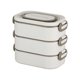 thumbnail image 2 of 1/2 /3layer Stainless Steel Lunch Box Bento Box Food Containers Portable Divided Insulated Lunch Box Kitchen Lunch Containers, 2 of 11