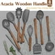 thumbnail image 5 of Juego de utensilios de cocina Umite Chef de 8 piezas con mango de madera de acacia, 5 of 7