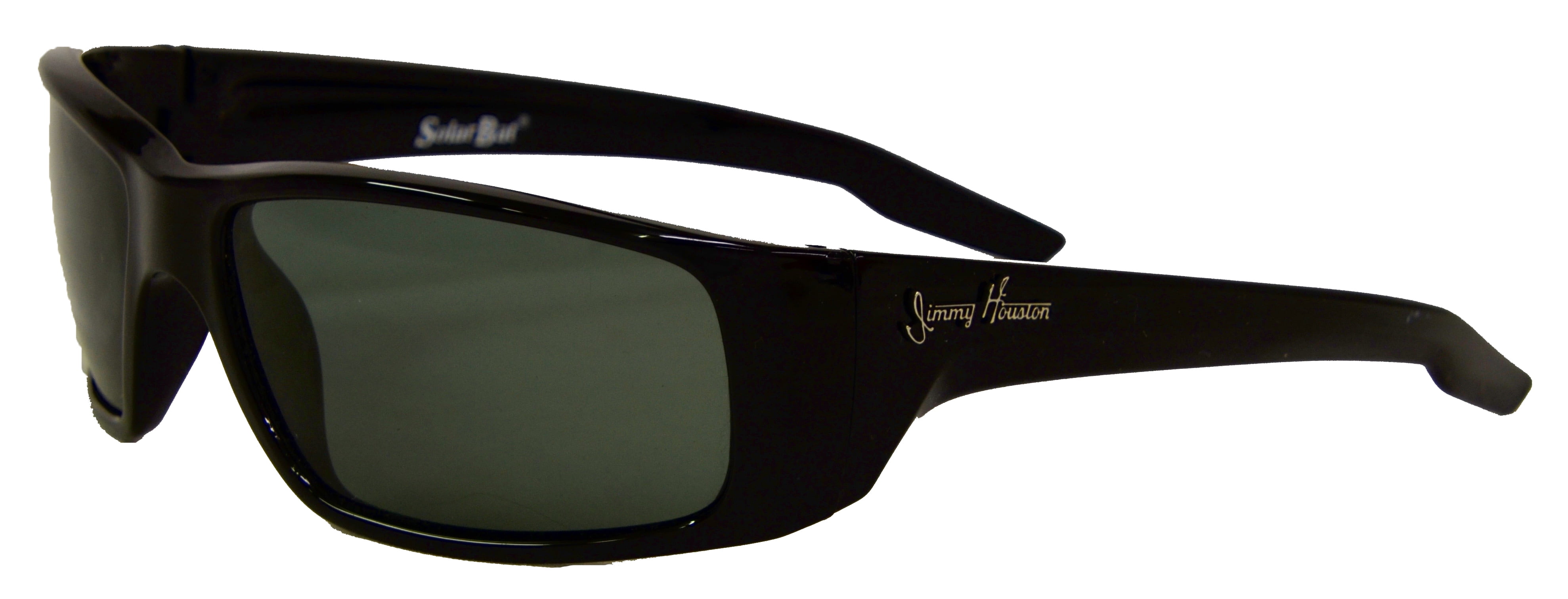 New Polarized Foster Grant Jimmy Houston Black Floating Fishing Sunglasses Case