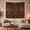 Diamond Motifs, variant on Symmetrical Tribal Diamond Motifs on Cream Background, Peaceful Boho for Bohemian Decor Enthusiasts, Tribal Pattern Wall Art, Housewarming Gift Tapestry Wall Hanging for Bedroom and Living Room