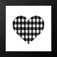 thumbnail image 2 of Prime, Marcus 15x15 Black Modern Framed Museum Art Print Titled - Heart Chess Squared, 2 of 5