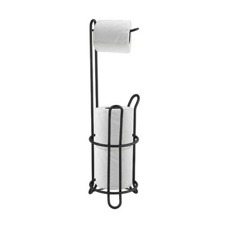 - Home Basics Black Onyx Toilet Paper Holder