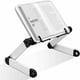 thumbnail image 1 of Soporte para libros ajustable, altura y ángulo ajustables, soporte para libros ergonómico con clips para libros escolares grandes, libros de música, tabletas, recetas de cocina, 1 of 5