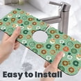 thumbnail image 6 of Pofeuu Christmas Donuts Print Splash Guard for Sink Faucet Sink Gadgets-Splash Guard Behind Faucet Drip Catcher for Kitchen, Bathroom,Sink Mat, 6 of 7