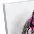 thumbnail image 5 of Creative Products Pink Leopard Headphones 16x20 Canvas Wall Art, 5 of 5