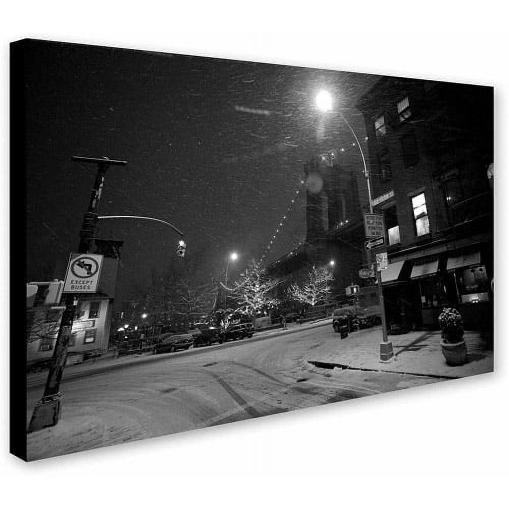 Trademark Fine Art "Pete's by the Bridge" Canvas Art by Yale Gurney