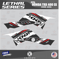 thumbnail image 4 of Kalair GFX Graphics Kit for Honda ATV TRX 400EX (2008-2016) Lethal Series, 4 of 5