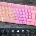 thumbnail image 3 of Teclado para juegos Orzly RX250-K Pink RGB USB con cable, 3 of 7