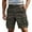 Green@GC@, variant on CONZONE Mens Baggy Cargo Shorts Casual Solid Color Buttons Cargo Shorts for Men Lightweight Relaxed Fit Summer Workout Shorts With Pockets