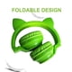 thumbnail image 4 of Auriculares Bluetooth para niños, auriculares inalámbricos/con cable con luz LED de oreja de gato, auriculares plegables con volumen limitado de 85 dB, micrófono incorporado, soporte FM/Micro SD/TF, p, 4 of 5