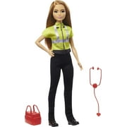 Barbie Paramedic Doll, Petite Brunette, Ages 3 & Up
