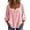 Pink, variant on Womens Plus Size Square Neck Tunic Blouse Short Sleeve Casual Loose Fit Summer Top (Pink,M)