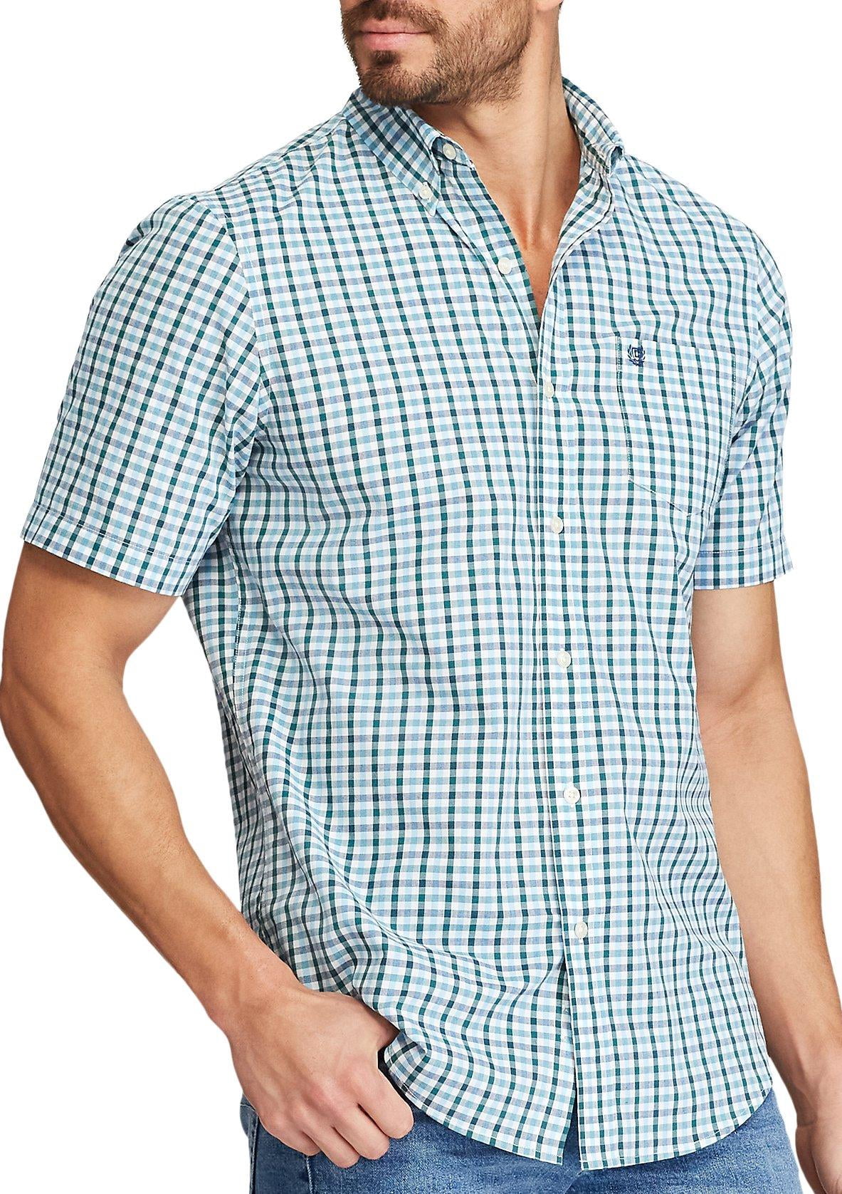 Chaps Mens Tattersall Button Down Shirt 