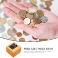 thumbnail image 5 of ORDDIART Small Yellow Password Bank Strongbox for Home Money Storage and Desktop Display, 5 of 5