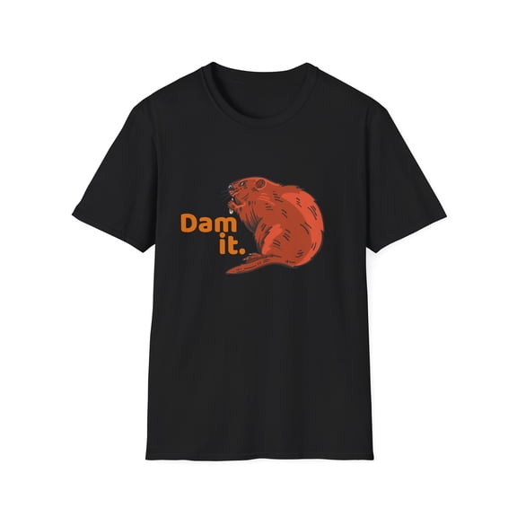 Funny Beaver Animal Lover Novelty Graphic T-Shirt