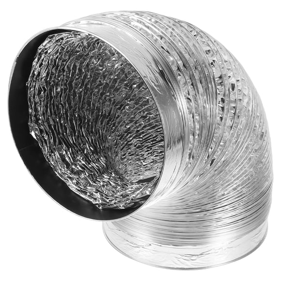 AURARMLET Roof Heat Hose Dryer Vent Hose Silver Aluminum for Homeowners 1Pack