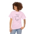 thumbnail image 3 of Allergic To People Unisex Heavy Cotton Tee, 3 of 4