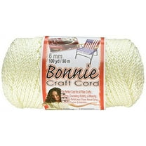 Pepperell Bonnie Macrame Craft Cord 6mmX100yd-Ivory