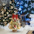 thumbnail image 5 of 2FT Mini Tabletop Christmas Tree with Timer Lights, Artificial Christmas Trees with 24 Pcs Ball Ornament Xmas Tree for Home Office Fireplace Christmas Ornaments, 5 of 5