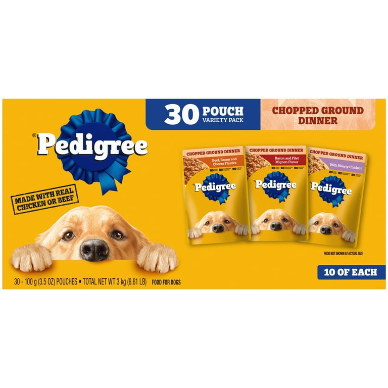 Pedigree chopped store ground dinner
