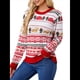thumbnail image 2 of Suéteres Navideños Feos para Mujer, Lindos, Peludos y Divertidos, Suéter de Punto para Fiestas de Invierno y Fiestas Navideñas. Rojo M, 2 of 10