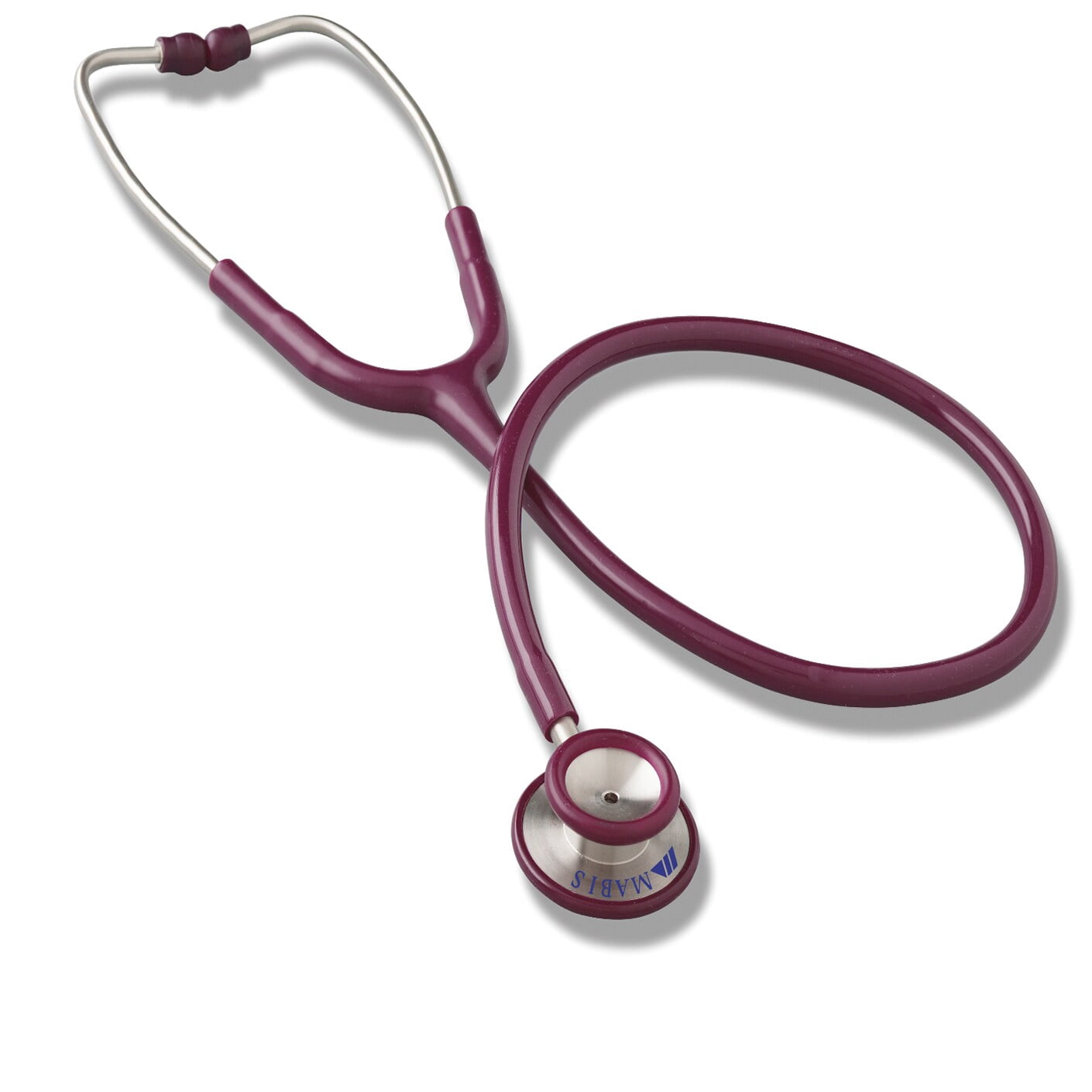 Mabis Signature Series Stainless Steel Dual Head Stethoscope, Adult, Black