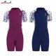 thumbnail image 5 of Sonducket Traje de neopreno de para buceo, deportes transpirables, pieles de buceo para niñas, surf UPF 50, protección solar, sensación de cuerpo Deportes acuáticos Púrpura M Sonducket OD003676-02, 5 of 6