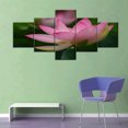 thumbnail image 2 of TISHIRON 5PCS Framed Canvas Wall Art Set,50"x24"Pink Lotus Flower Canvas Art Decor, 2 of 7