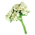 thumbnail image 6 of A Bunch of 12pcs Artificial Flower Stamens Pistils for DIY Wedding Flower Balls 8.5cm , White, 6 of 9